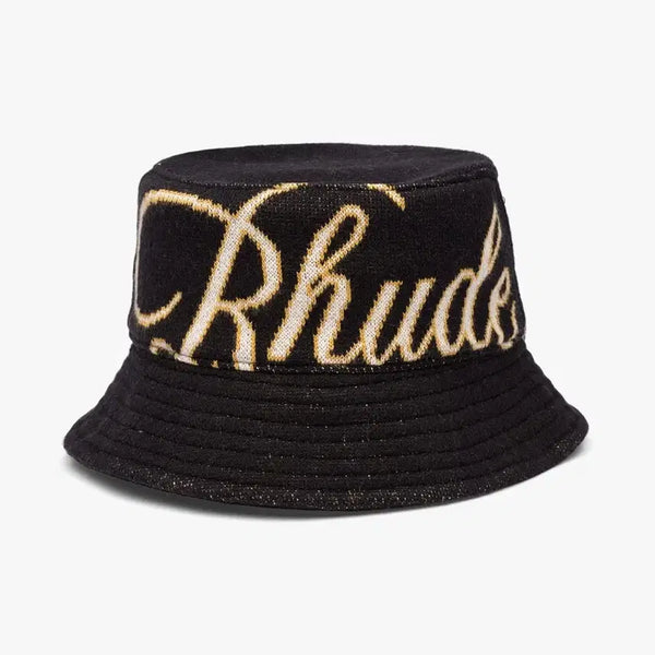 [BUNJANG] Rhude Men's Script Bucket Hat Black FREE / [새상품] 루드 (Rhude) 남성 스크립트 버킷햇 블랙 FREE