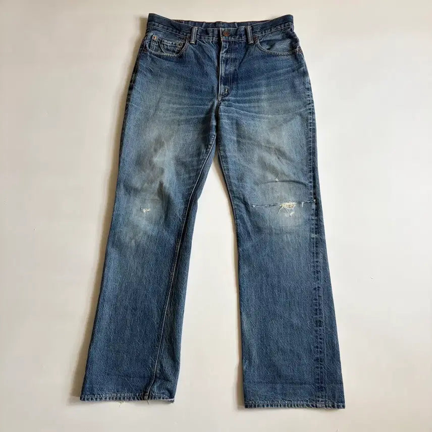 [BUNJANG] 2000s Warehouse Bootcut Denim Jeans / 2000s Warehouse 웨어하우스 부츠컷 데님 청바지