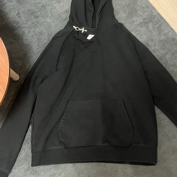 [BUNJANG] Low Image Buckle Hoodie / 로우이미지 버클 후드티