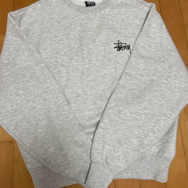 [BUNJANG] Stussy Sweatshirt Grey / 스투시 맨투맨 그레이
