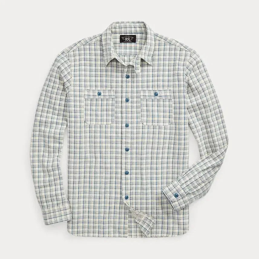 [BUNJANG] RRL Plaid Woven Workshirt Size S / RRL 더블알엘 플래드 우븐 워크셔츠