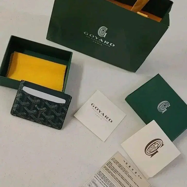 [BUNJANG] Authentic Goyard Saint Sulpice Card Wallet - Green / (정품)고야드 카드지갑 생쉴피스 그린 판매합니다