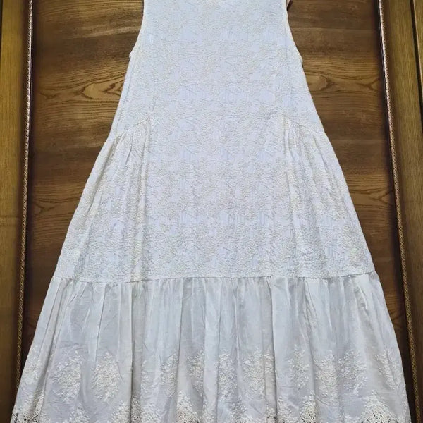 [BUNJANG] Lace Long Dress / 레이스 롱 원피스