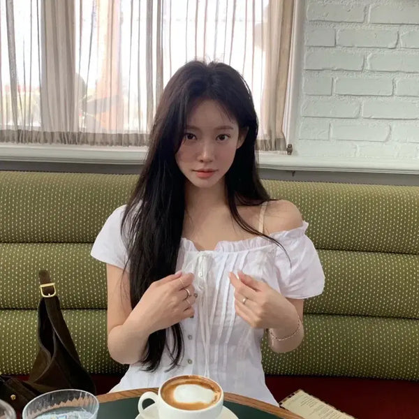 [BUNJANG] Leeds Emma Blouse / leeds 샵리즈 엠마 블라우스