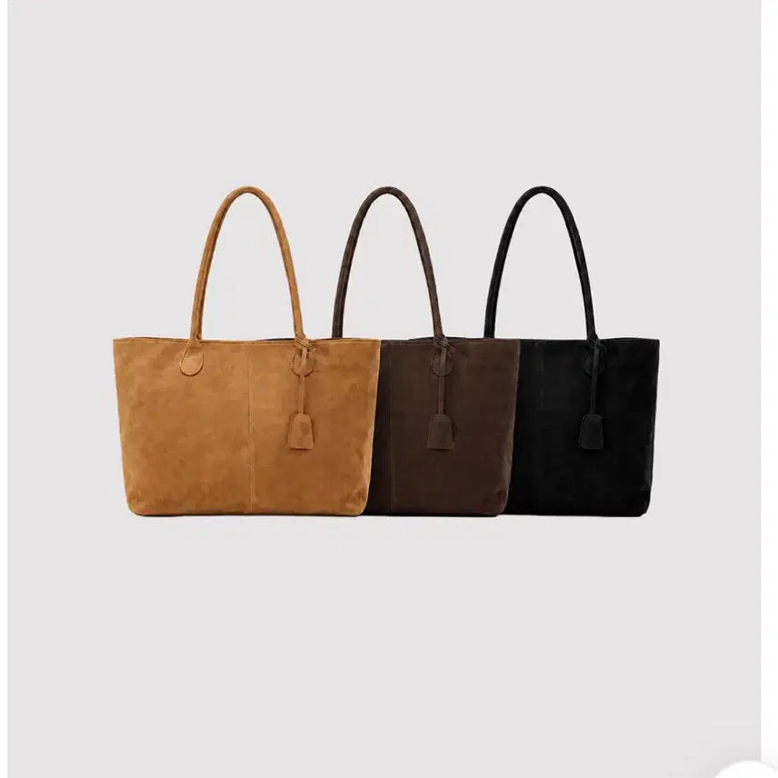 [BUNJANG] Suede Tote Bag / 스웨이드 토트백 새상품