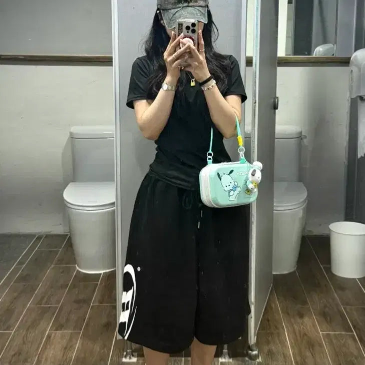 [BUNJANG] Born to Win Bermuda Shorts Black Size 1 / 본투윈 버뮤다 팬츠 1사이즈