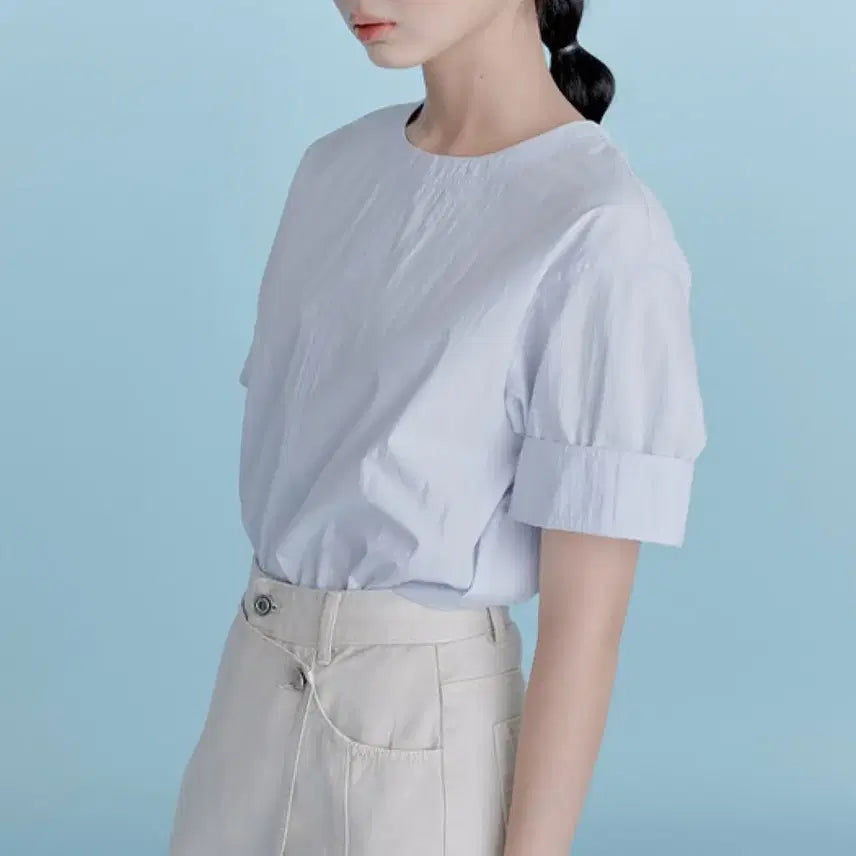 [BUNJANG] KUHO PLUS Lavender Blouse / 구호플러스 블라우스 라벤더