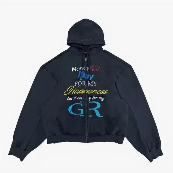 [BUNJANG] Project GR Happiness Hoodie / 프로젝트 GR 해피니스 후드직업 [1]