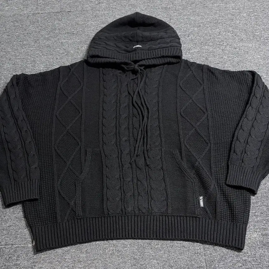 [BUNJANG] AZOBAYAZO Azorica Knit Hoodie / 아조바이아조 아조리카 니트 후드