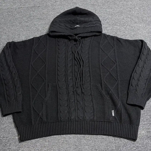[BUNJANG] AZOBAYAZO Azorica Knit Hoodie / 아조바이아조 아조리카 니트 후드