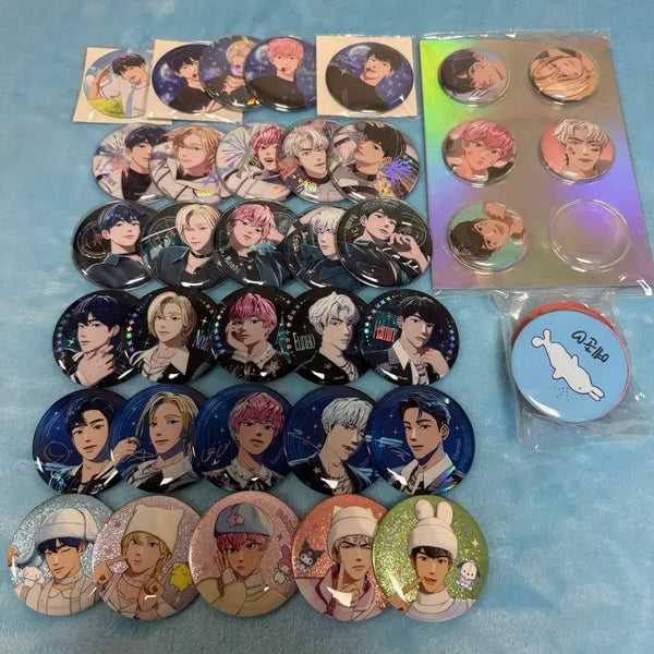 [BUNJANG] PLAVE Canned Badge Bundle Set / PLAVE 플레이브 캔뱃지 일괄 양도