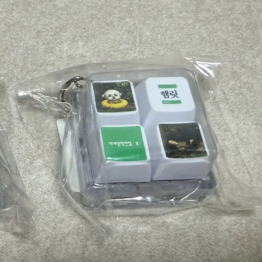 [BUNJANG] Minnamsa Hamlet Keycap Keyring (Unsealed) / 민음사 팝업 햄릿 키캡 키링