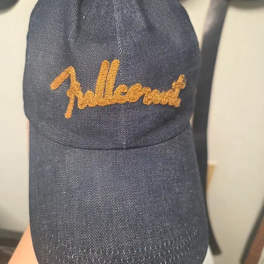 [BUNJANG] Full Count Navy Embroidered Logo Ball Cap / 풀카운트 볼캡