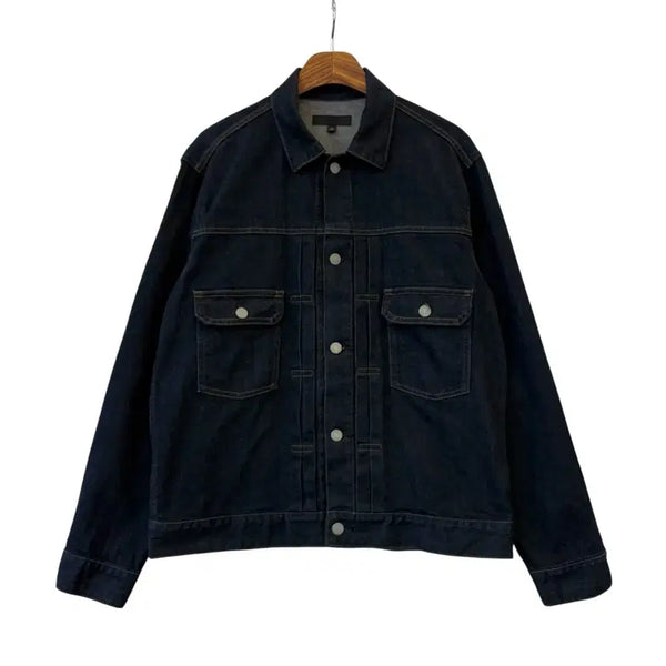 [BUNJANG] Uniqlo 2nd Generation Denim Jacket Indigo L / 유니클로 2세대 데님 자켓 진청 L 정품