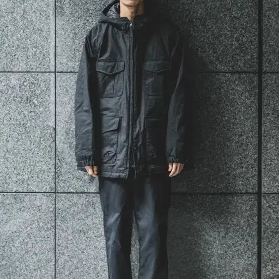 [BUNJANG] Uniqlo x Engineered Garments PUFFTECH Utility Jacket - Black, Size M / 유니클로 x 엔지니어드 가먼츠 PUFFTECH 유틸리티 재킷 M 블랙