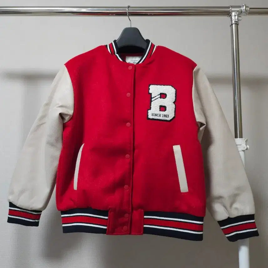 [BUNJANG] Ben Sherman Heritage Wool Varsity Jacket Red / 벤셔먼 헤리티지 울바시티
