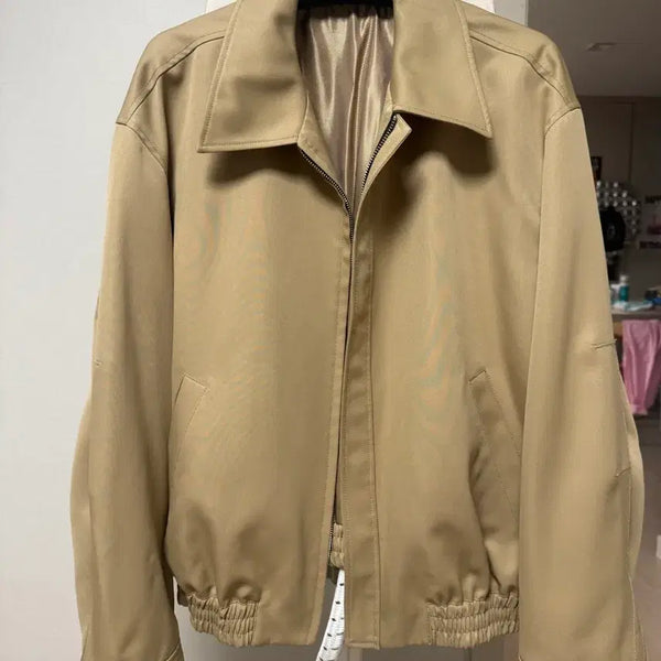 [BUNJANG] Solid Homme Beige Blouson Jacket Size 50 / 솔리드옴므 베이지 브루종자켓 50사이즈