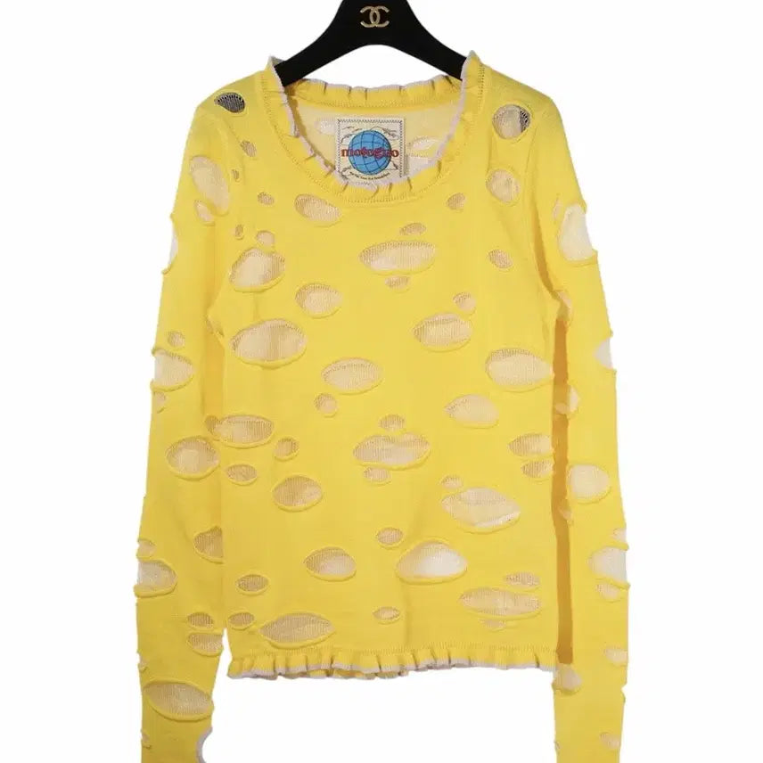 [BUNJANG] Motoguo Distressed Knit M / Motoguo 디스트레스드 니트
