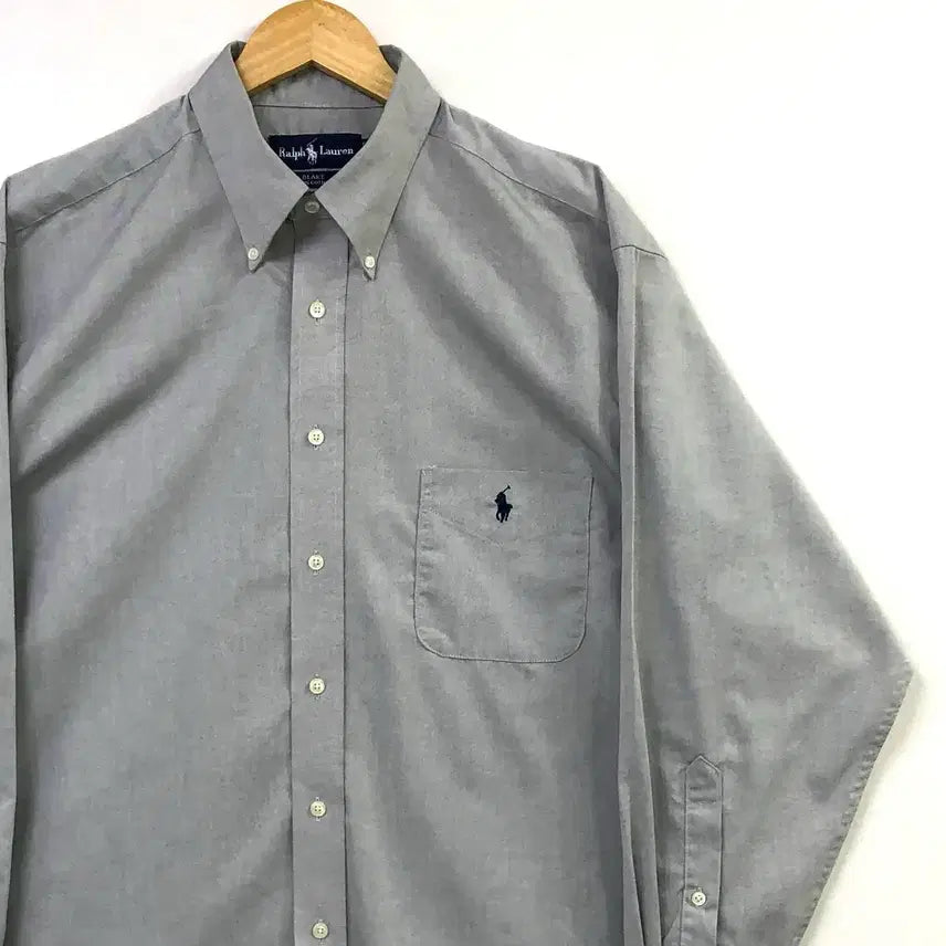[BUNJANG] Polo Oxford Solid Shirt XL / XL 폴로 옥스포드 솔리드 셔츠