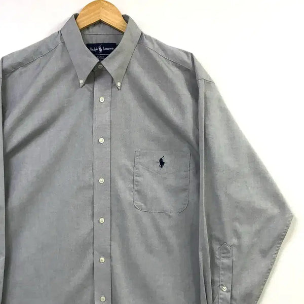 [BUNJANG] Polo Oxford Solid Shirt XL / XL 폴로 옥스포드 솔리드 셔츠