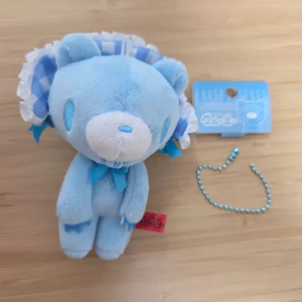 [BUNJANG] Gloomy Bear Bonnet Blue Keyring Plush / 글루미베어 보닛 블루 키링 인형