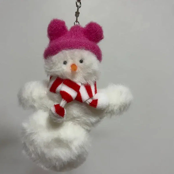 [BUNJANG] Christmas Snowman Doll Keychain / (새상품) 크리스마스 눈사람 인형 키링