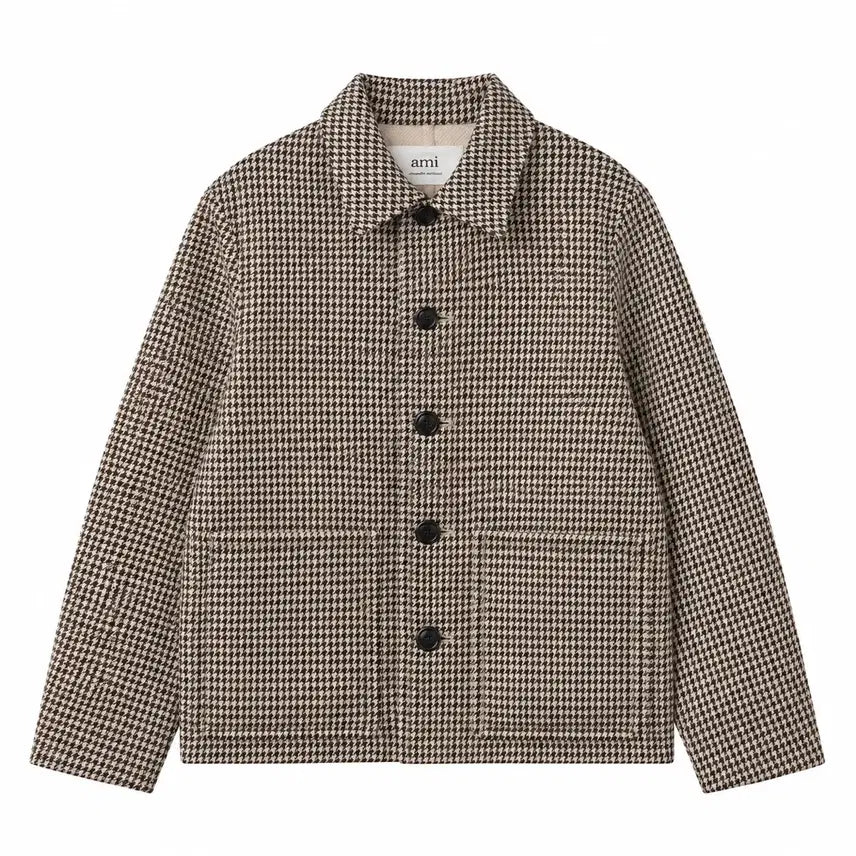 [BUNJANG] AMI Check Jacket / 아미 체크 자켓