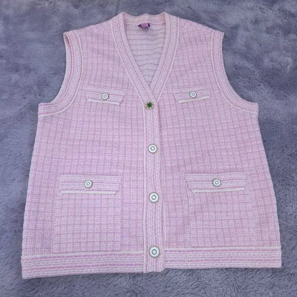 [BUNJANG] SJYP Tweed Vest / SJYP 트위드 조끼 | 0915A34