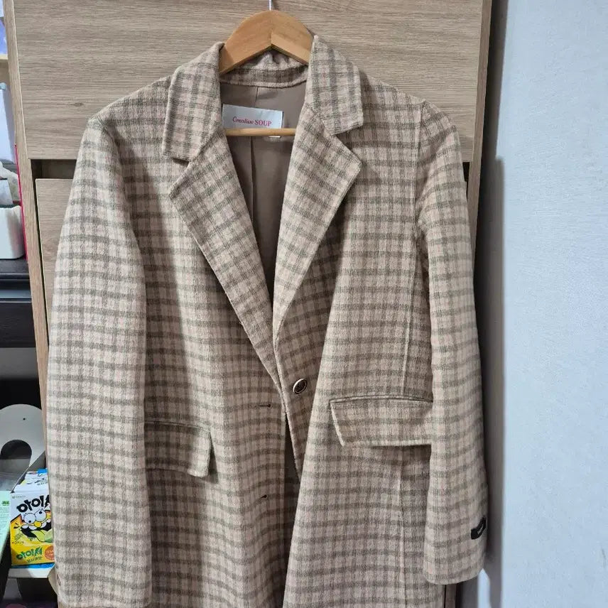 [BUNJANG] Soup Check Handmade Jacket / 숲(soup) 체크 핸드메이드 자켓