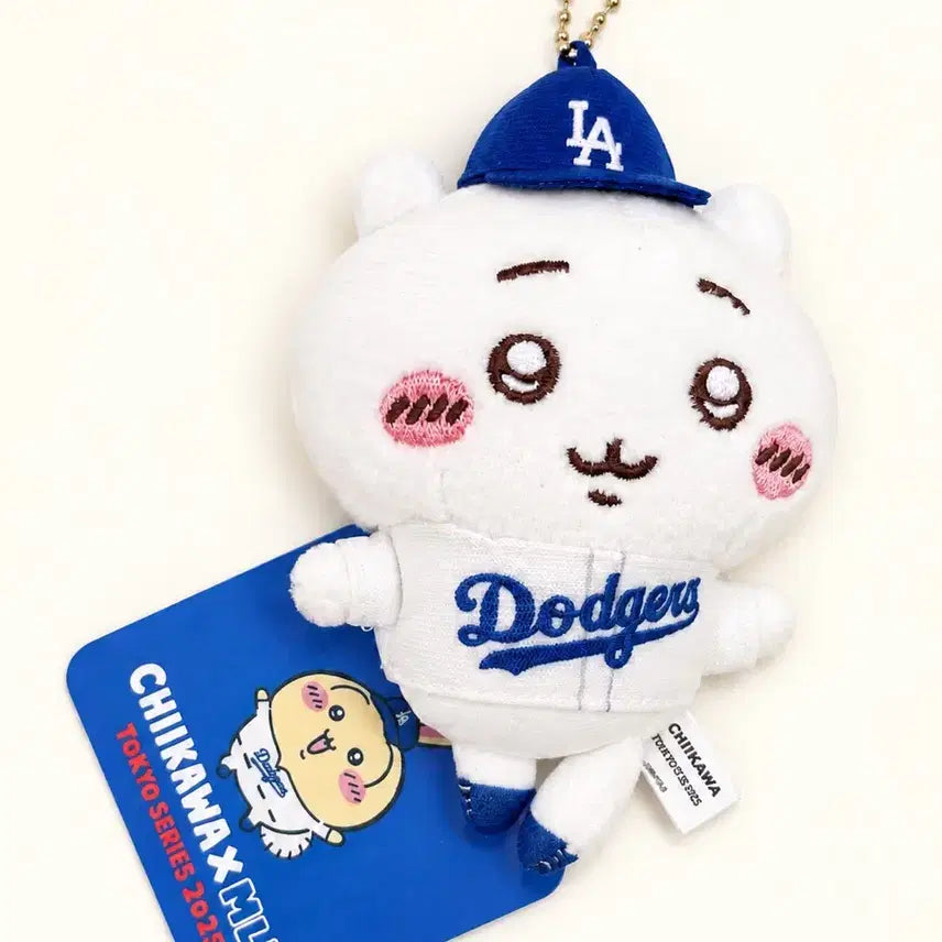 [BUNJANG] Chiikawa MLB Baseball Keychain / 치이카와 mlb 야구 키링
