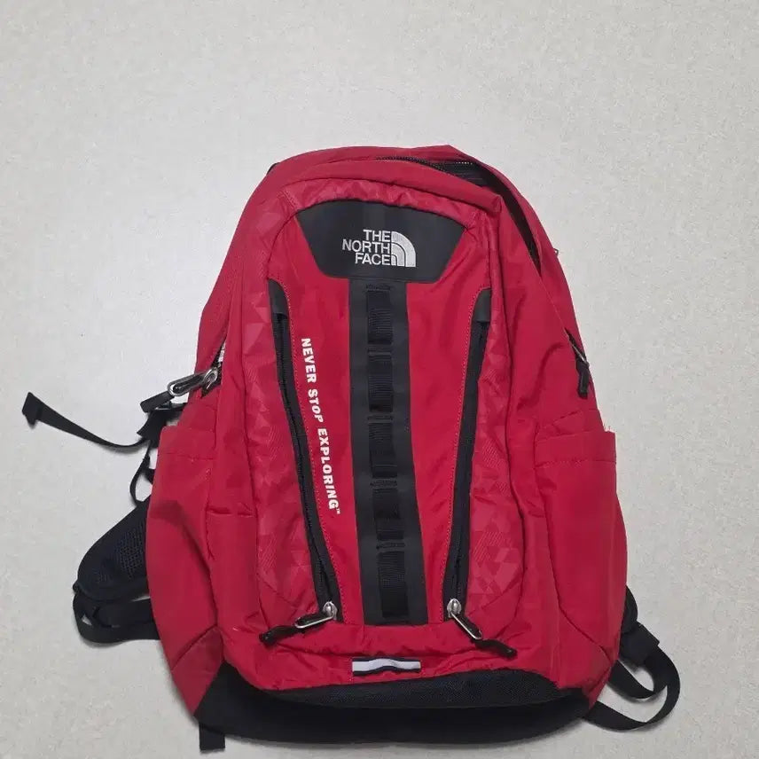 [BUNJANG] The North Face Red Hiking Backpack / 노스페이스 백팩 레드 등산가방