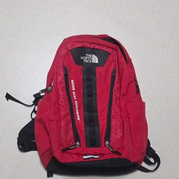 [BUNJANG] The North Face Red Hiking Backpack / 노스페이스 백팩 레드 등산가방