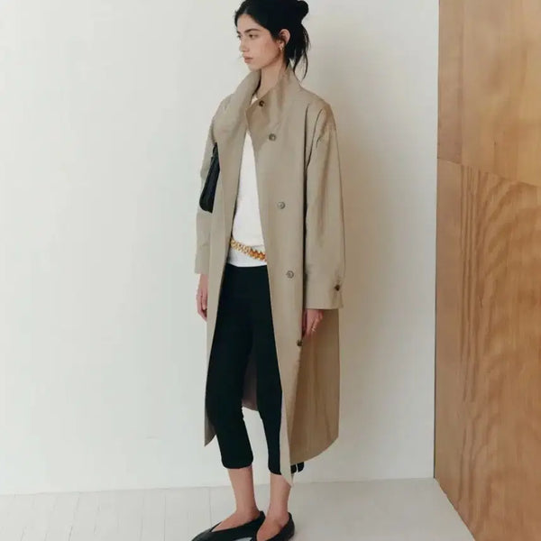 [BUNJANG] For Your Eyes Only Beige Coat S / 포유어아이즈 온 리 - 베이지 s