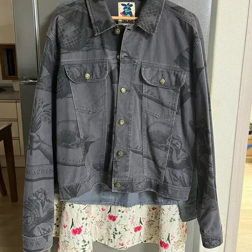 [BUNJANG] Deus Ex Machina Dream Machine Denim Jacket L (100) / 데우스 드림 머신 데님 자켓 L(100)
