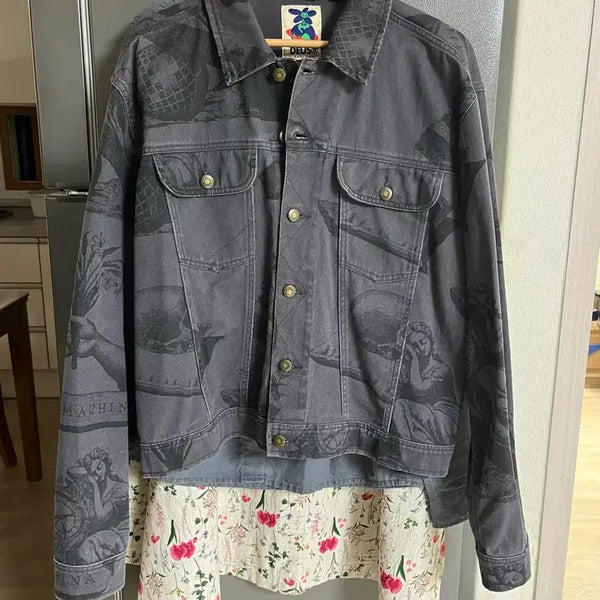 [BUNJANG] Deus Ex Machina Dream Machine Denim Jacket L (100) / 데우스 드림 머신 데님 자켓 L(100)