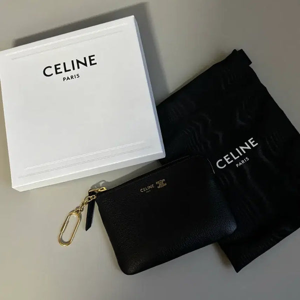 [BUNJANG] Celine Triomphe Stamped Coin Purse / 셀린느 트리옹프 스탬핑 동전지갑