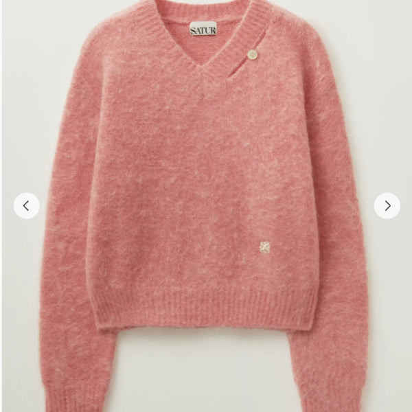 [BUNJANG] Setter Two-Tone Mohair Knit L / (새상품/개봉만함) 세터 투톤 모헤어 니트