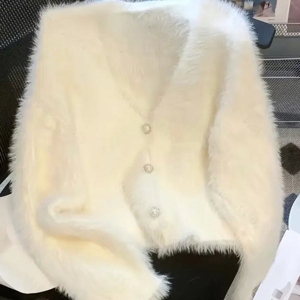 [BUNJANG] Angora Cardigan / 새제품)앙고라 가디건