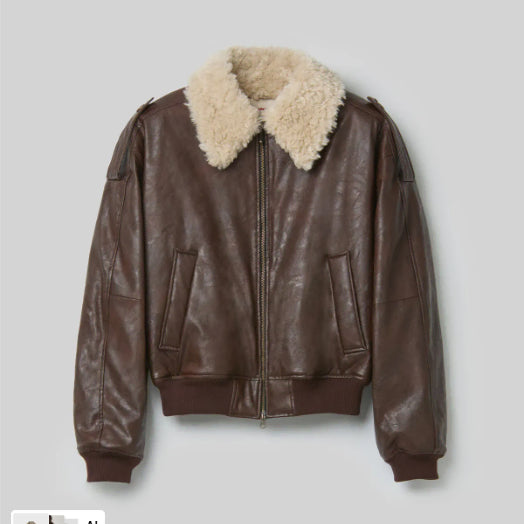 [BUNJANG] MMIC Bicheon "Bichon" Emblem Shearling Coat / (새상품/개봉만함) MMIC 비숑 견장 무스탕