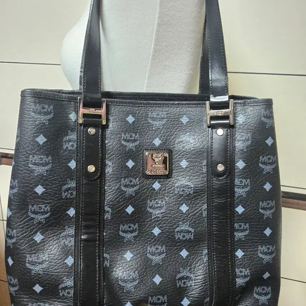 [BUNJANG] MCM Visetos Black Shopper Bag / MCM 비세토스 블랙 쇼퍼백