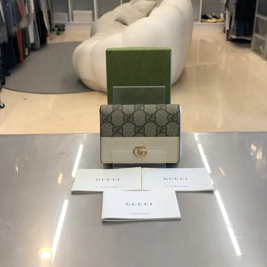 [BUNJANG] Gucci GG Marmont Bifold Wallet / [리오브전포점] 구찌 GG 마몽 반지갑