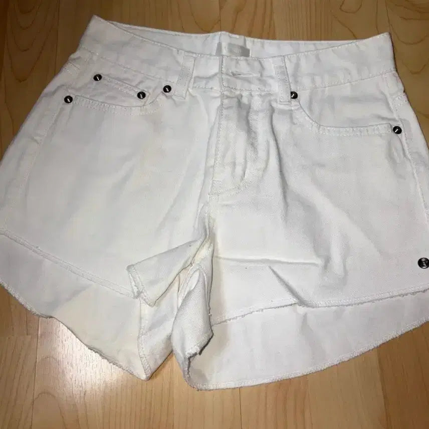 [BUNJANG] ODER Cotton Shorts White S / 오도어 코튼 쇼츠 화이트 s