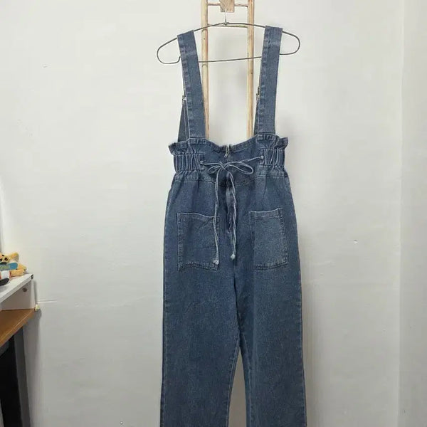 [BUNJANG] Trend Collection Overalls Denim Pants / 트렌드컬렉션 멜빵 데님바지