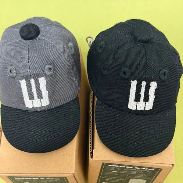 [BUNJANG] BIGBANG Hat Keyring (Black/Gray/Two-Tone) / 빅뱅 모자 키링 (블랙/그레이/투톤)