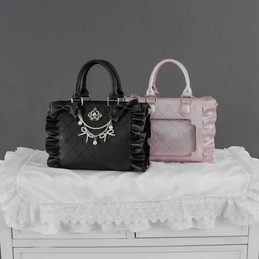 [BUNJANG] Pal Elfy Monogram Ita Bag Black / Pal elfy 팔엘피 이타백 블랙
