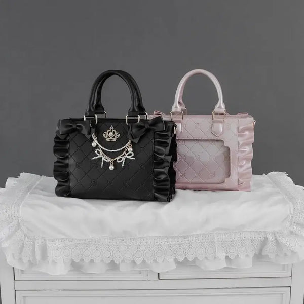 [BUNJANG] Pal Elfy Monogram Ita Bag Black / Pal elfy 팔엘피 이타백 블랙