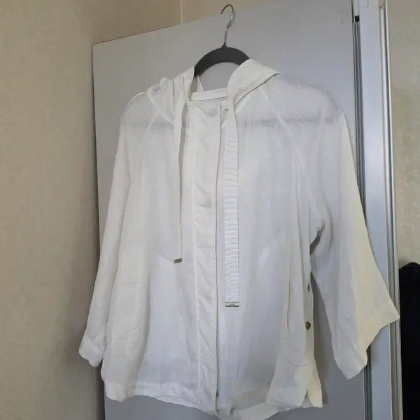 [BUNJANG] Karl Lagerfeld Linen Hooded Jacket / 칼라거펠트 린넨 후드자켓