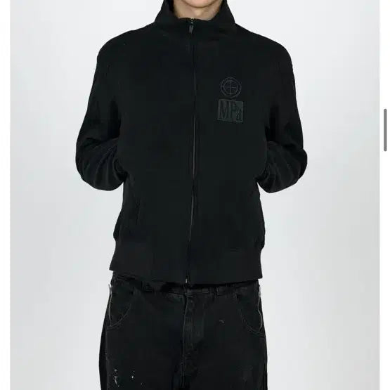[BUNJANG] Plastic Product MPA Contrast Zipper Jacket Black / 플라스틱 프로덕트 MPA 콘트라스트 지퍼 자켓 블랙(M,품절상품,새상품)