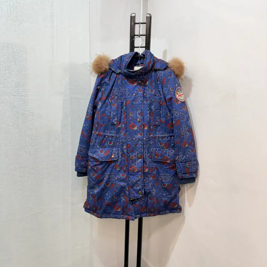 [BUNJANG] Thursday Island Vintage Duck Down Long Padding Parka / 써쓰데이아일랜드 빈티지 오리털 덕다운 롱패딩 야상패딩 4159