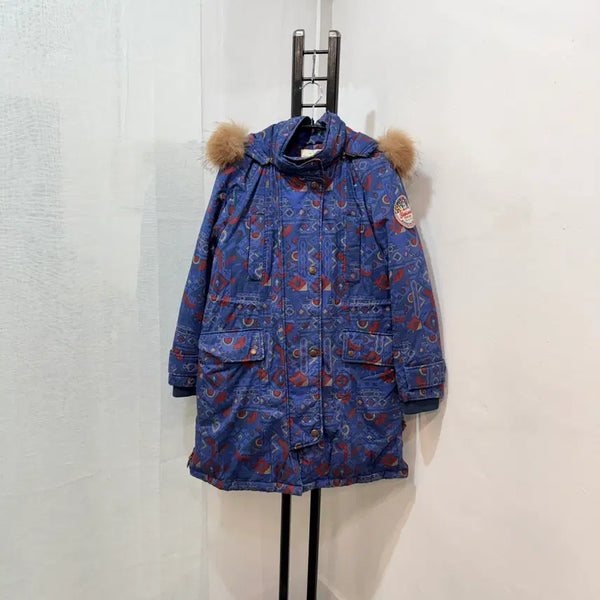 [BUNJANG] Thursday Island Vintage Duck Down Long Padding Parka / 써쓰데이아일랜드 빈티지 오리털 덕다운 롱패딩 야상패딩 4159